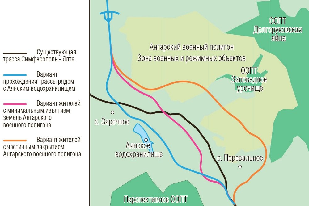 Восточный обход карта